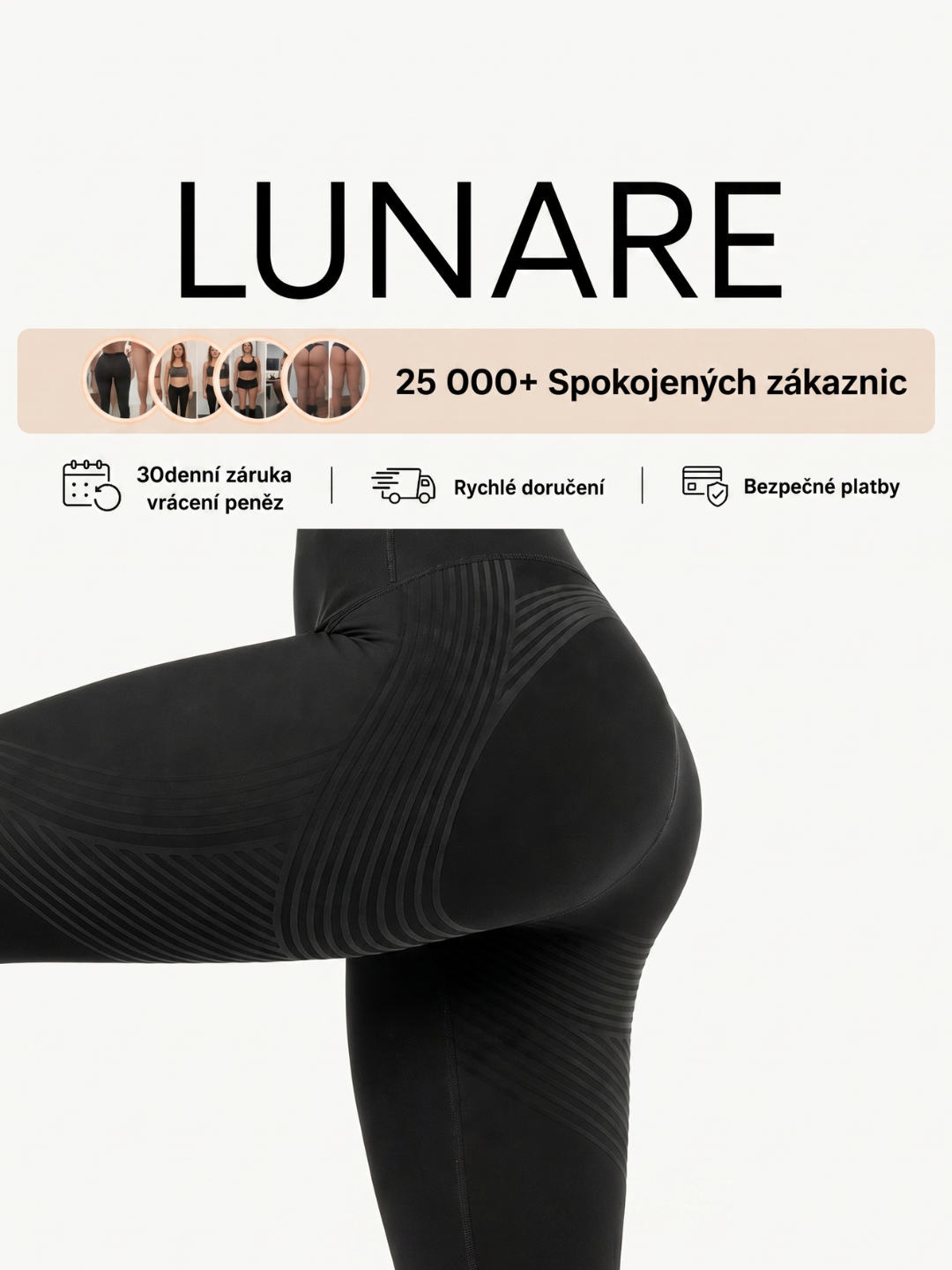 Modelující krátké legíny – Změňte svou postavu bez námahy