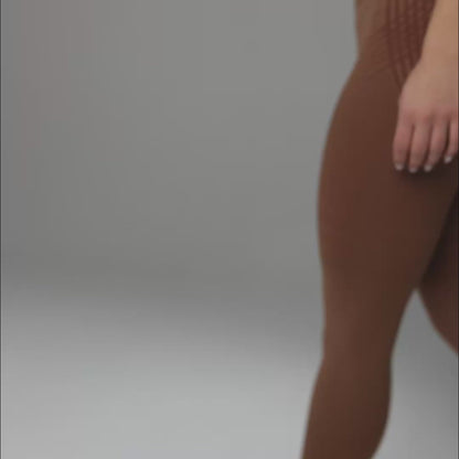 Modelujące Legginsy Lunare Brązowy